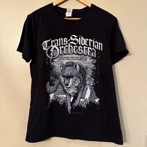 Trans-Siberian Orchestra 2019 Winter Concert Tour T-shirt wolf graphic